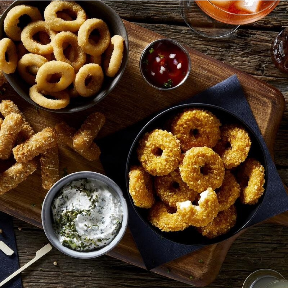 Mini Smoky Cheese Donuts