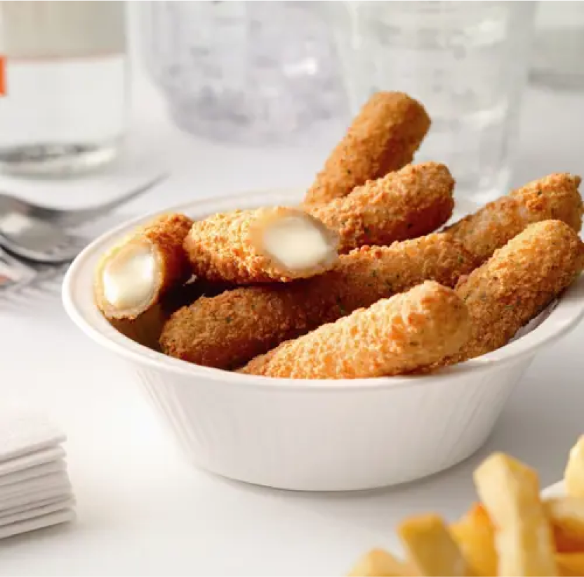 Breaded Mozzarella Sticks